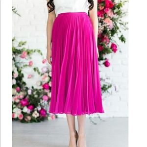 Rachel Parcell | Pleated MIdi Skirt | NWOT